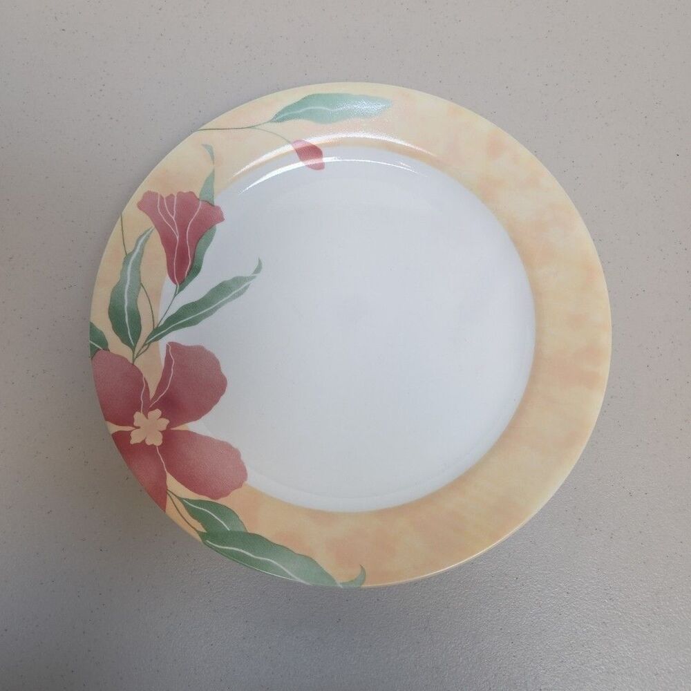 Vintage Corelle by Corning PACIFIC BLOOM 10 ¼” Dinner Plate Lot of 5 Plates